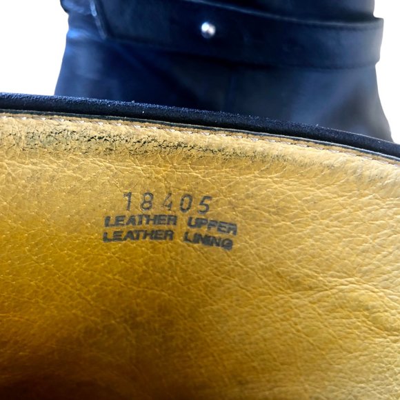 MADEWELL 1937 Biker Moto Boot Black Leather Pull On Ankle Strap Womens 7 - Picture 6 of 16